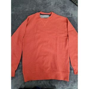 Orvis 100% Cotton Sweater | Men's Small | Orange‎